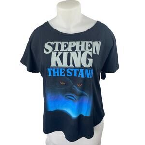 Stephen King The Stand Women's Black Book Author Nove; T Shirt Tee Top Size 3XL